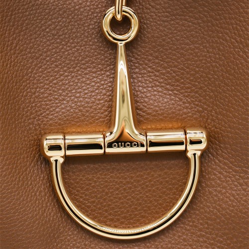 BROWN LEATHER SOFTBIT MAXI TOTES