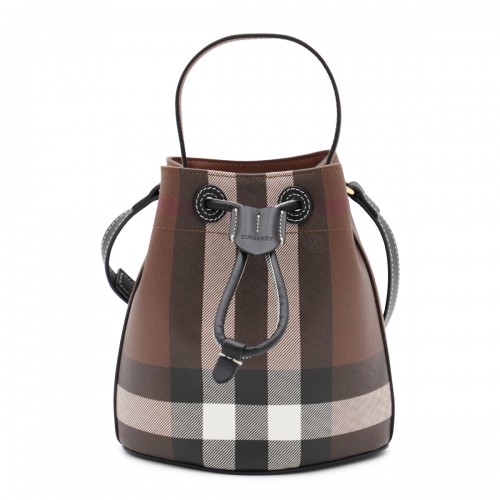 BROWN LEATHER CROSSBODY BAG