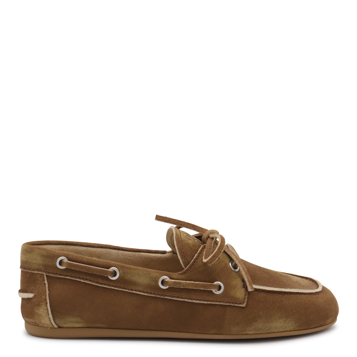 CAMEL LEATHER LOAFERS
