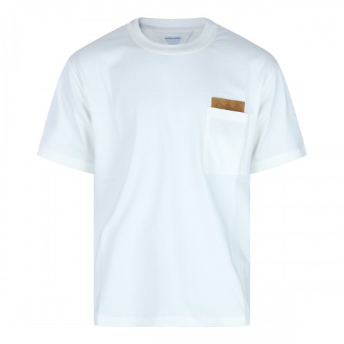WHITE COTTON T-SHIRT