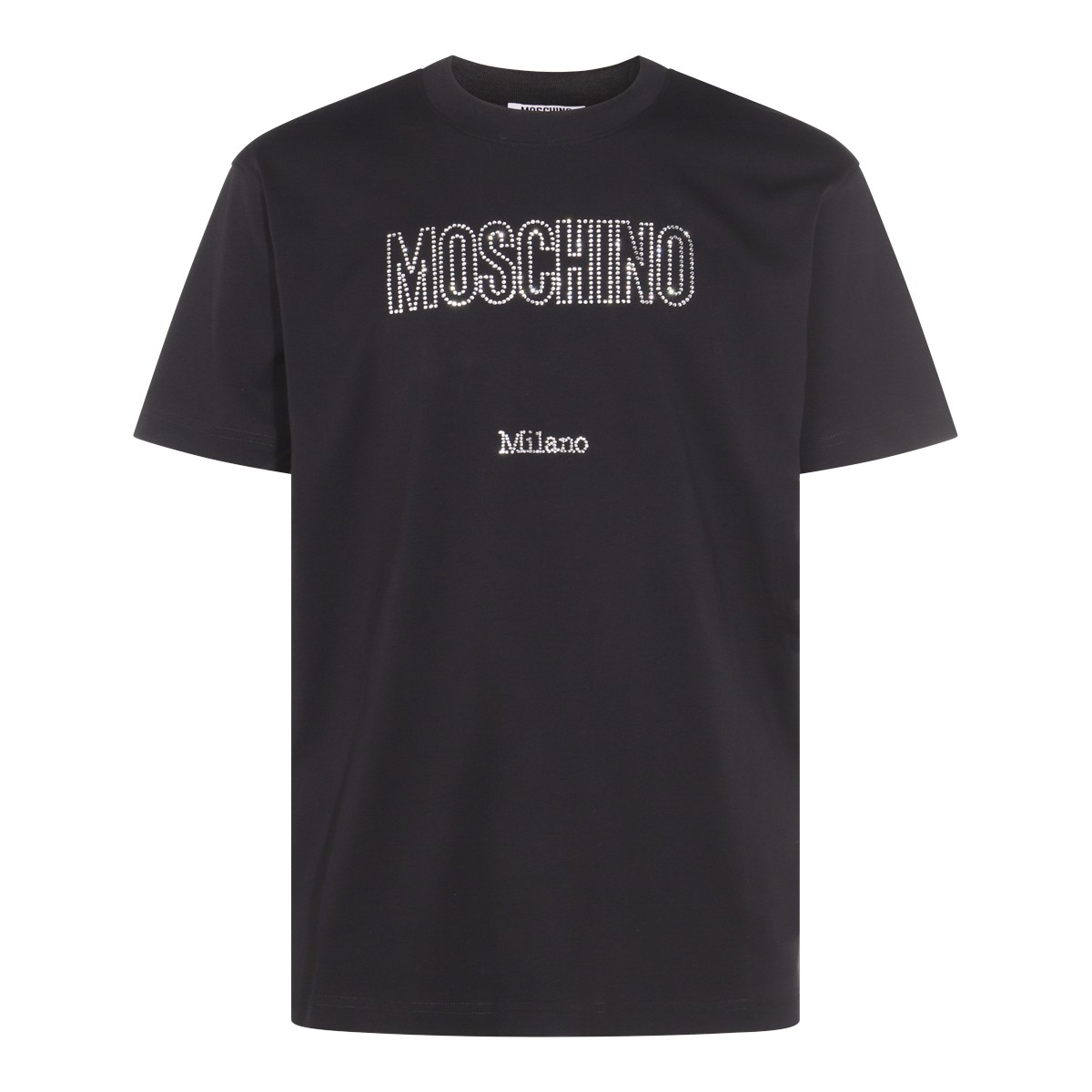 BLACK COTTON T-SHIRT