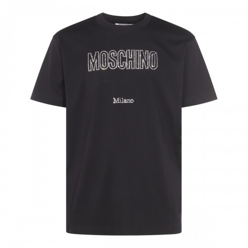 BLACK COTTON T-SHIRT
