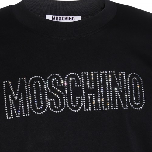 BLACK COTTON T-SHIRT