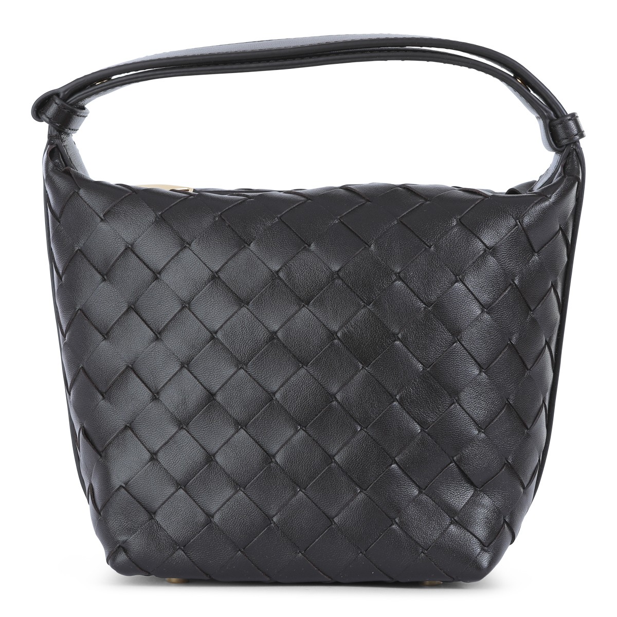 DARK BROWN LEATHER CANDY WALLACE POUCHES