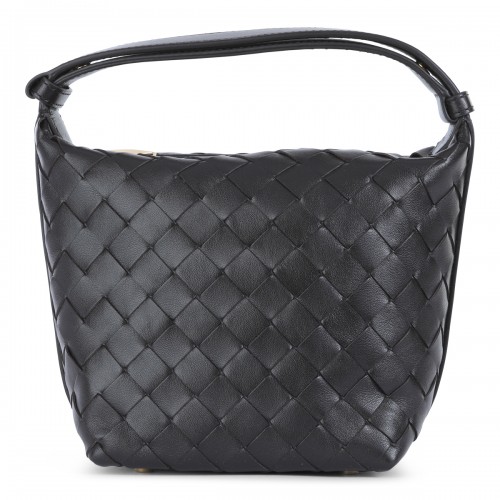 DARK BROWN LEATHER CANDY WALLACE POUCHES