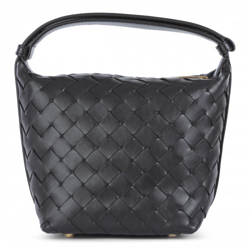 DARK BROWN LEATHER CANDY WALLACE POUCHES