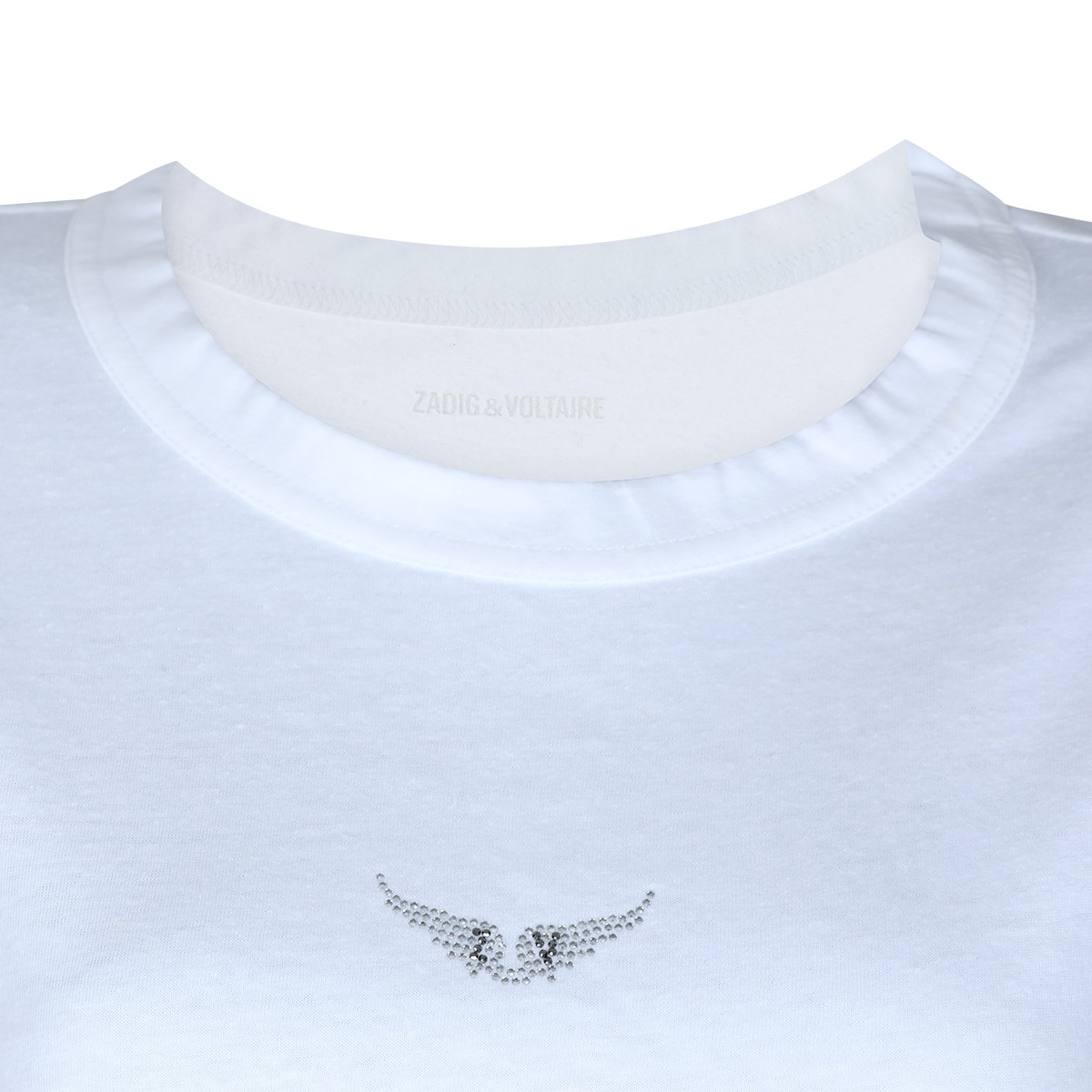 WHITE COTTON T-SHIRT WHITE COTTON T-SHIRT