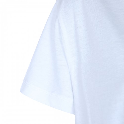 WHITE COTTON T-SHIRT