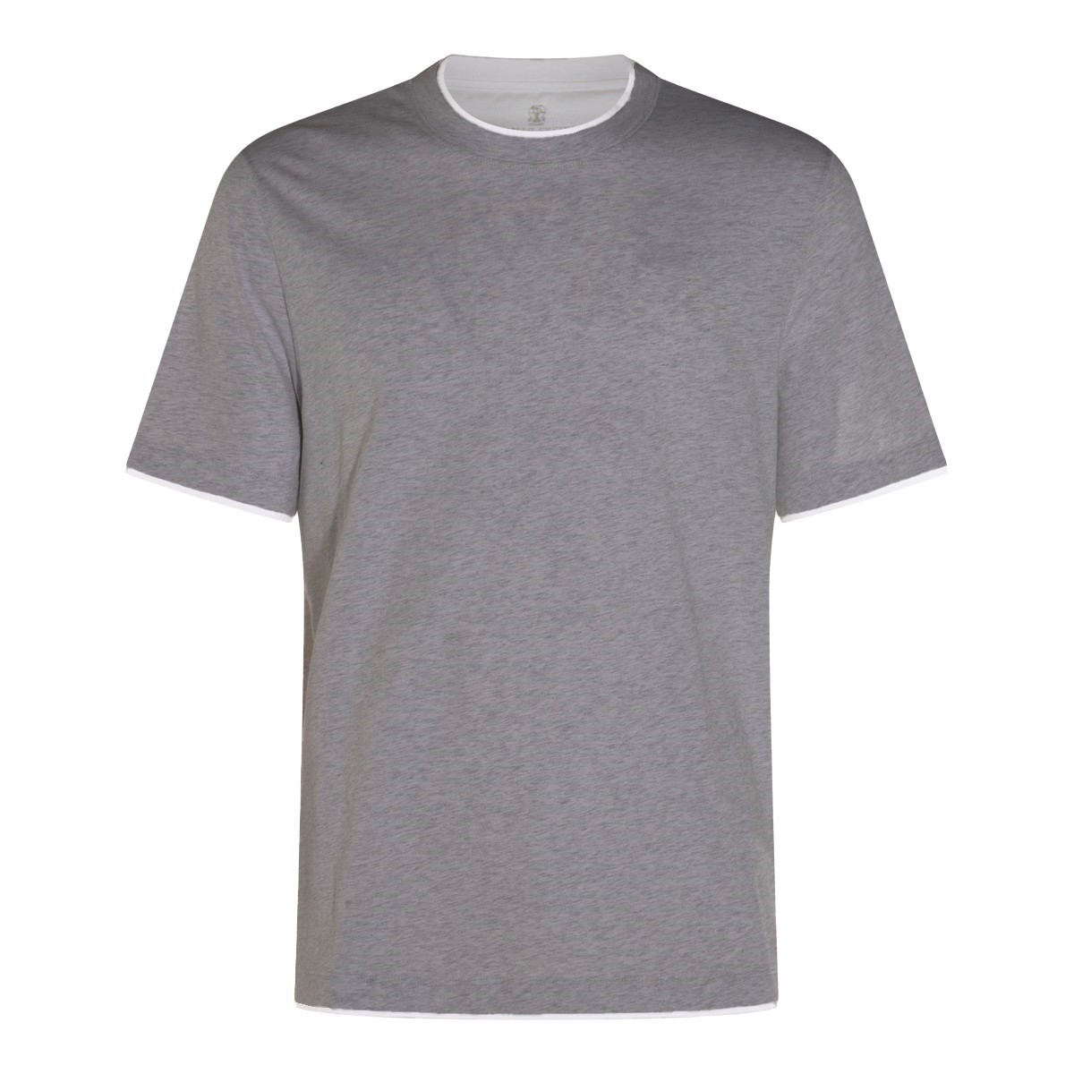 DARK GREY COTTON T-SHIRT
