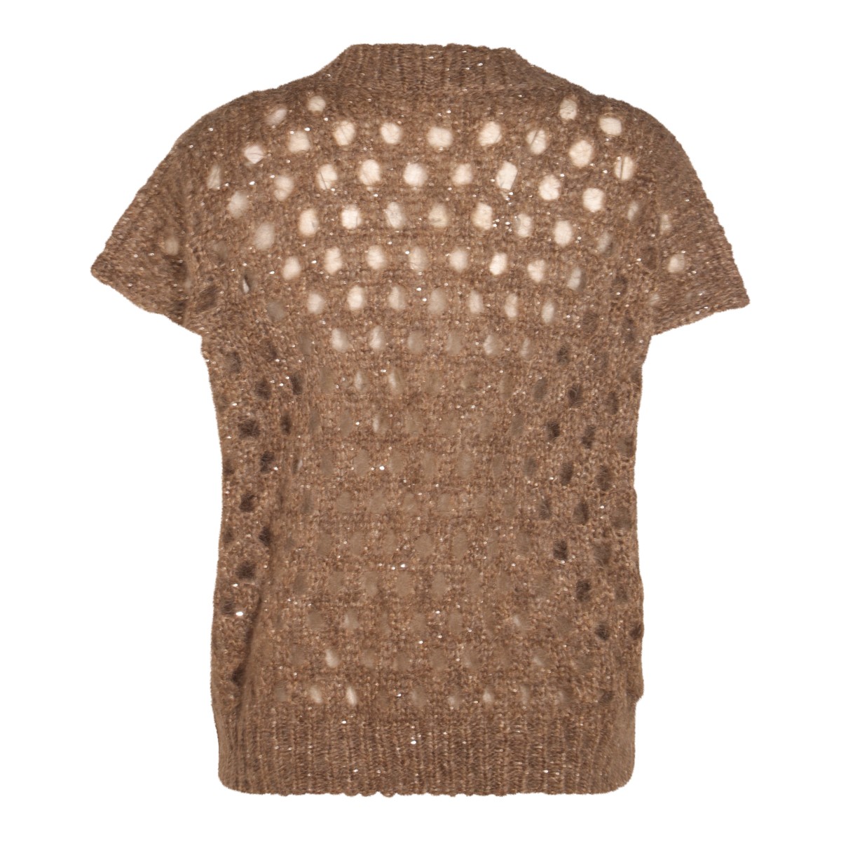 BROWN COTTON KNITWEAR BROWN COTTON KNITWEAR