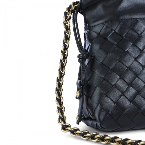 BLACK LEATHER POUCH