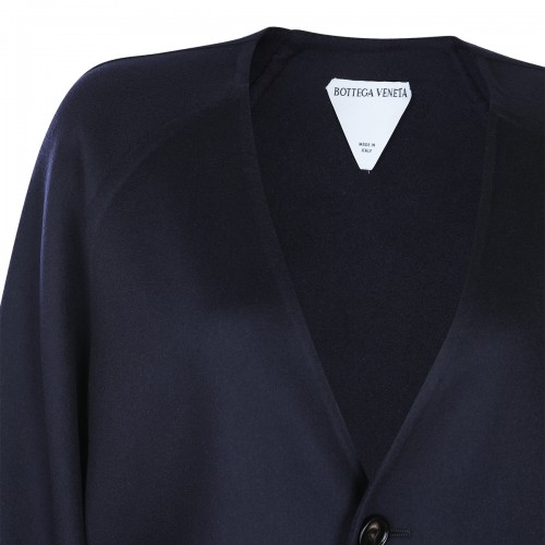 NAVY WOOL COAT