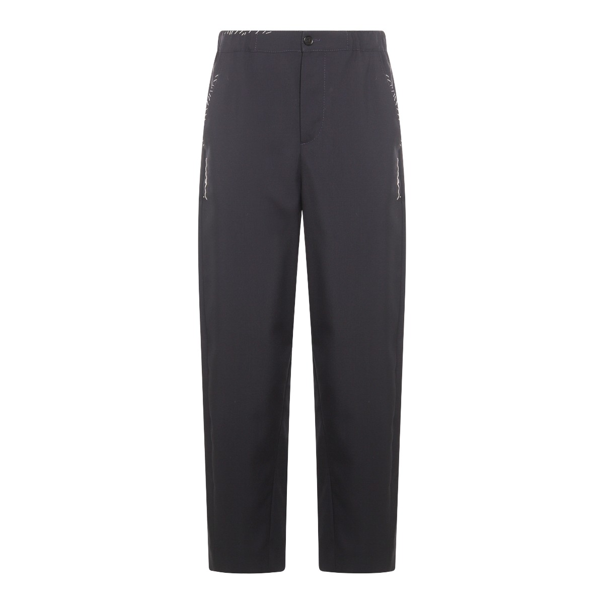 BLACK COTTON PANTS