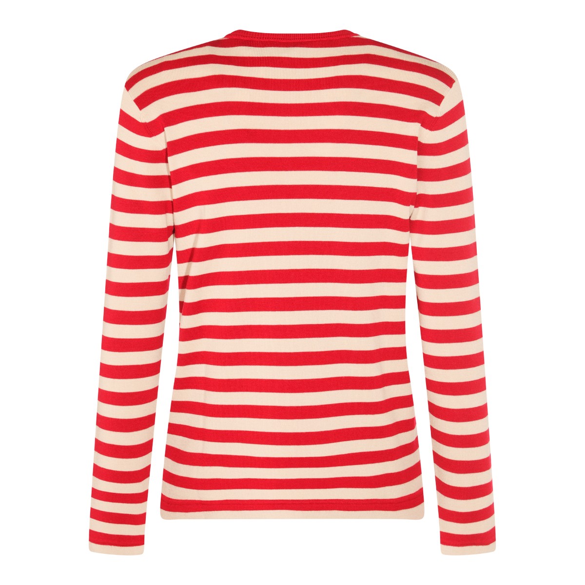 RED AND WHITE COTTON KNITWEAR