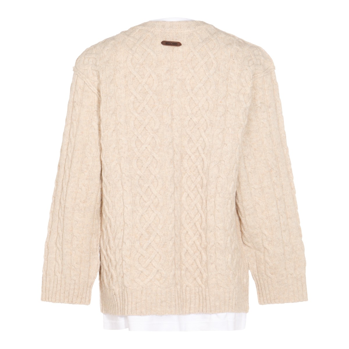 BEIGE WOOL KNITWEAR BEIGE WOOL KNITWEAR
