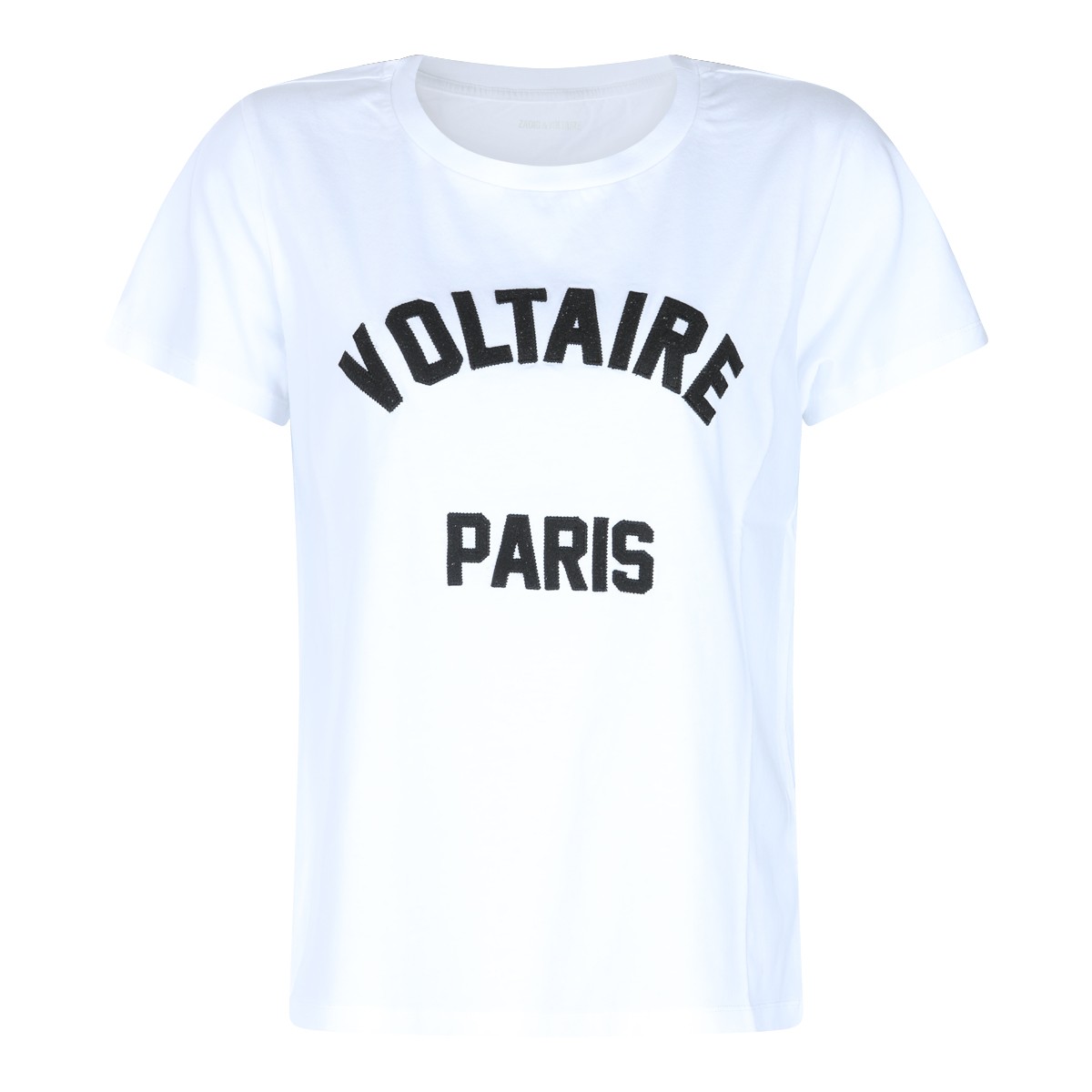 WHITE COTTON T-SHIRT