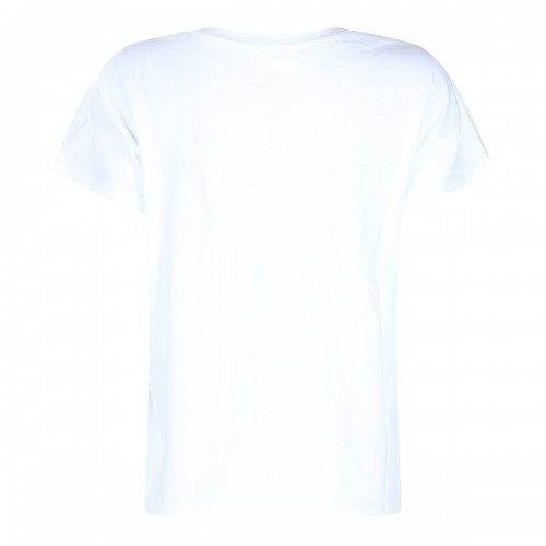 WHITE COTTON T-SHIRT