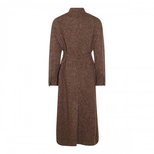 BROWN COTTON COAT
