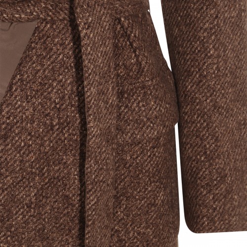 BROWN COTTON COAT