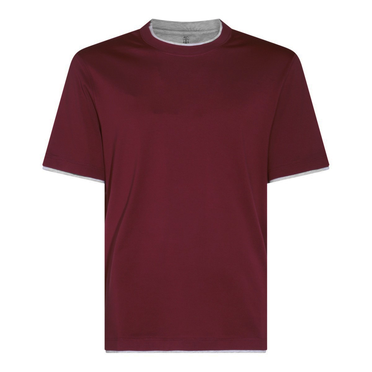 DARK RED COTTON T-SHIRT