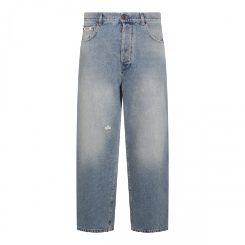 LIGHT BLUE COTTON JEANS