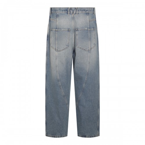 LIGHT BLUE COTTON JEANS