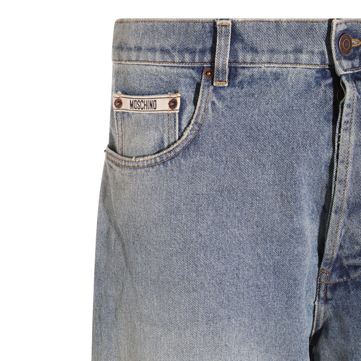 LIGHT BLUE COTTON JEANS