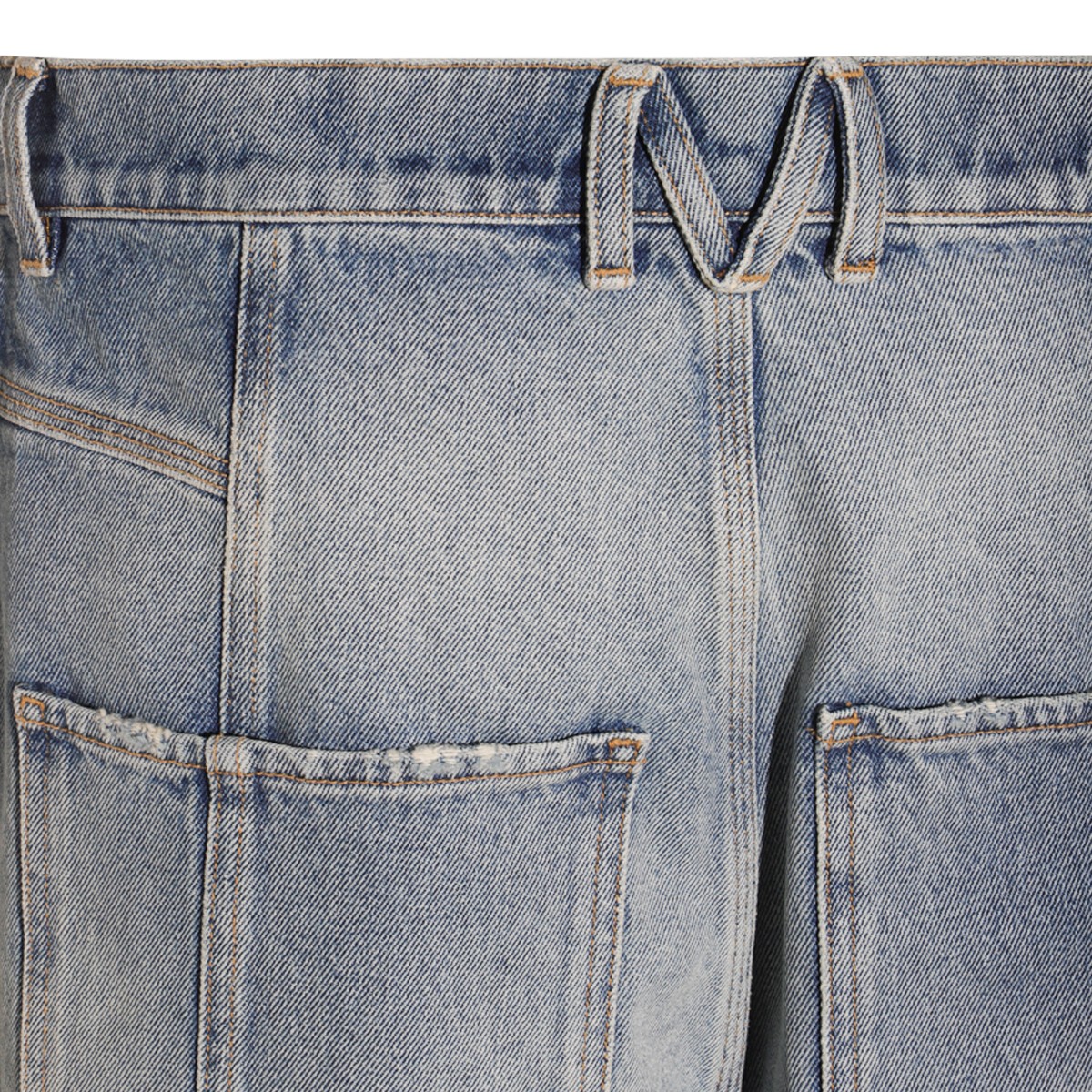 LIGHT BLUE COTTON JEANS