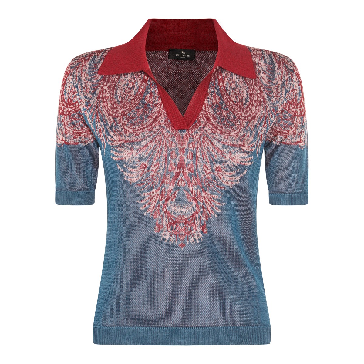 MULTICOLOR WOOL POLO SHIRT