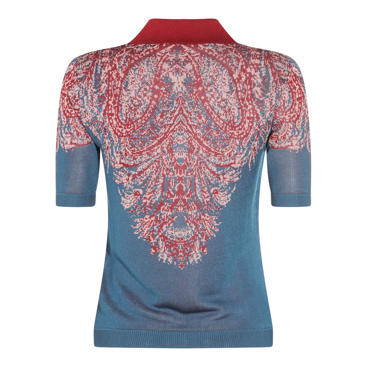 MULTICOLOR WOOL POLO SHIRT MULTICOLOR WOOL POLO SHIRT