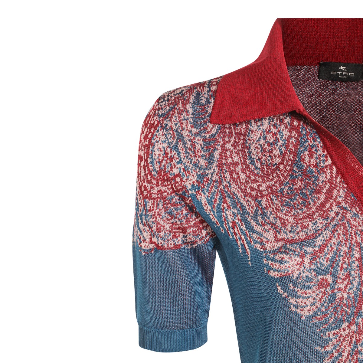 MULTICOLOR WOOL POLO SHIRT MULTICOLOR WOOL POLO SHIRT