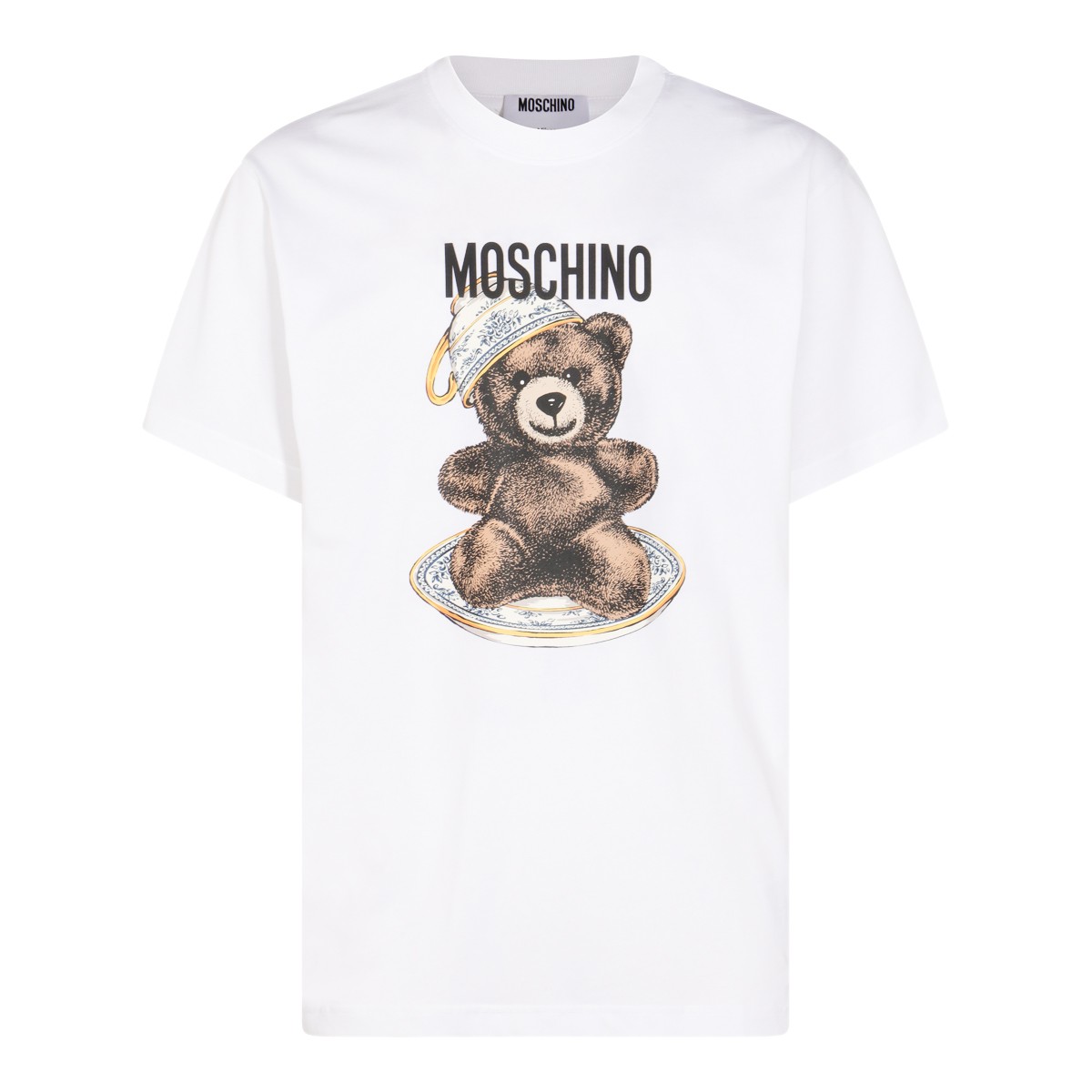 WHITE COTTON T-SHIRT