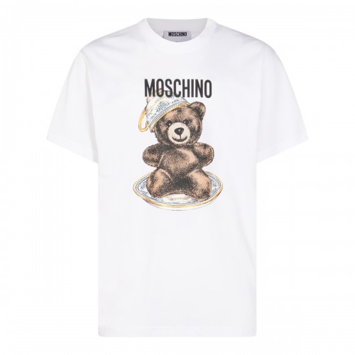 WHITE COTTON T-SHIRT