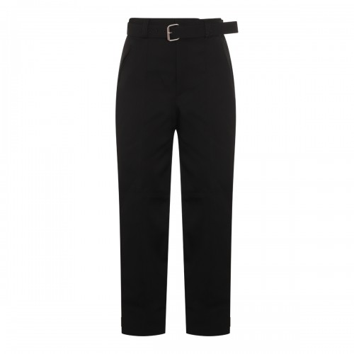 BLACK WOOL PANTS