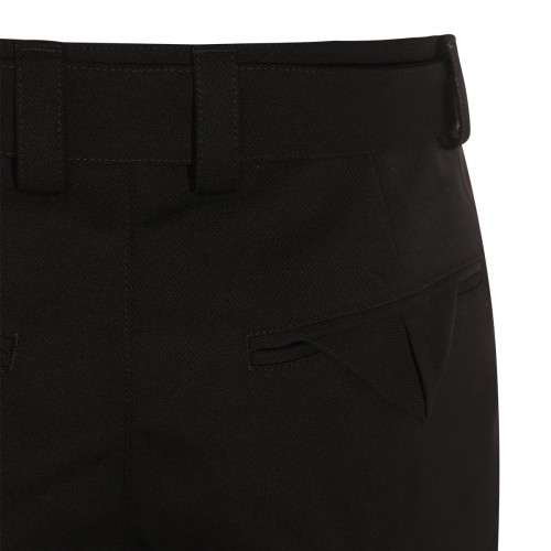 BLACK WOOL PANTS
