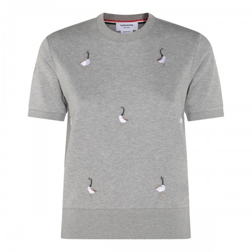 GREY COTTON KNITWEAR
