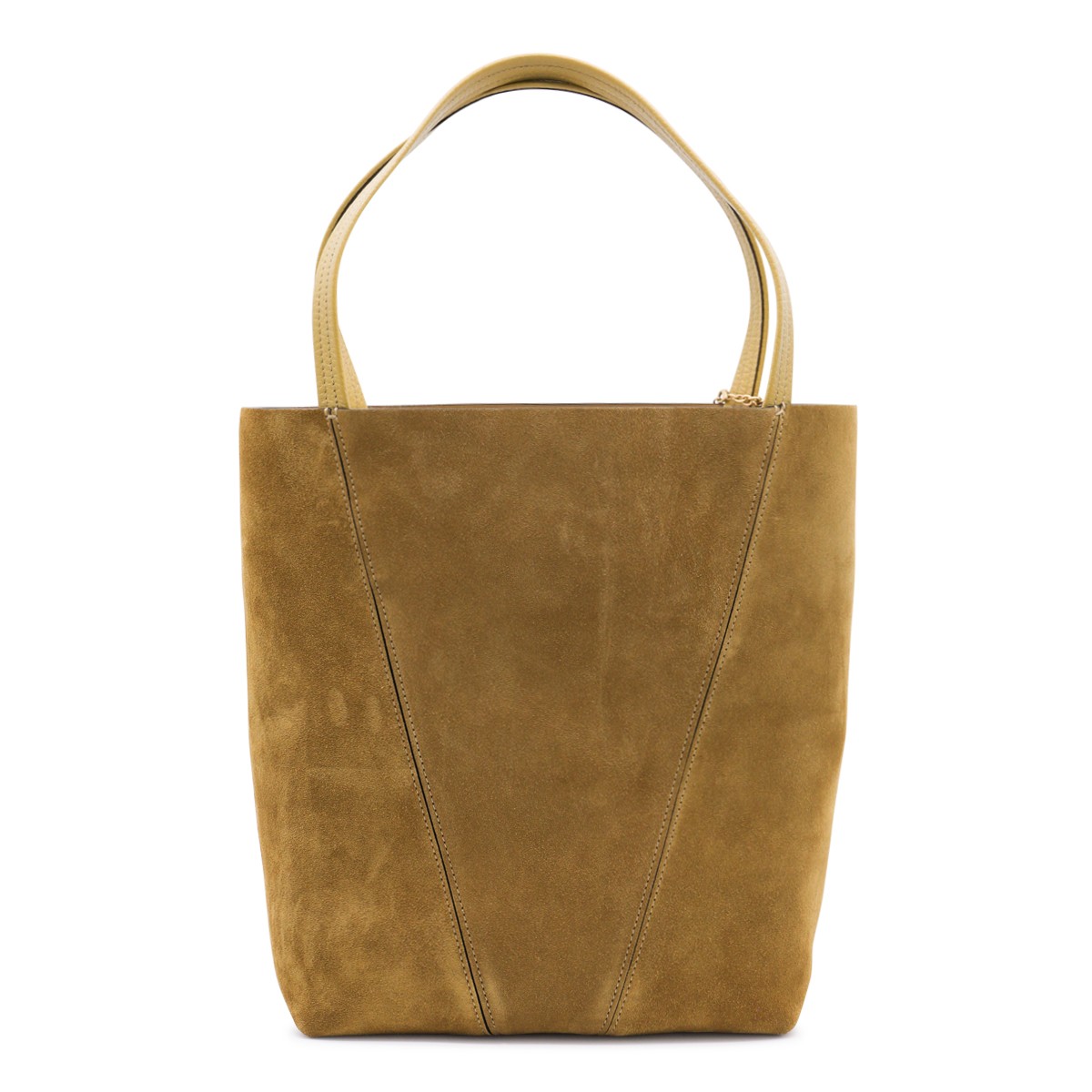 DARK GOLD LEATHER SPIN TOTE DARK GOLD LEATHER SPIN TOTE
