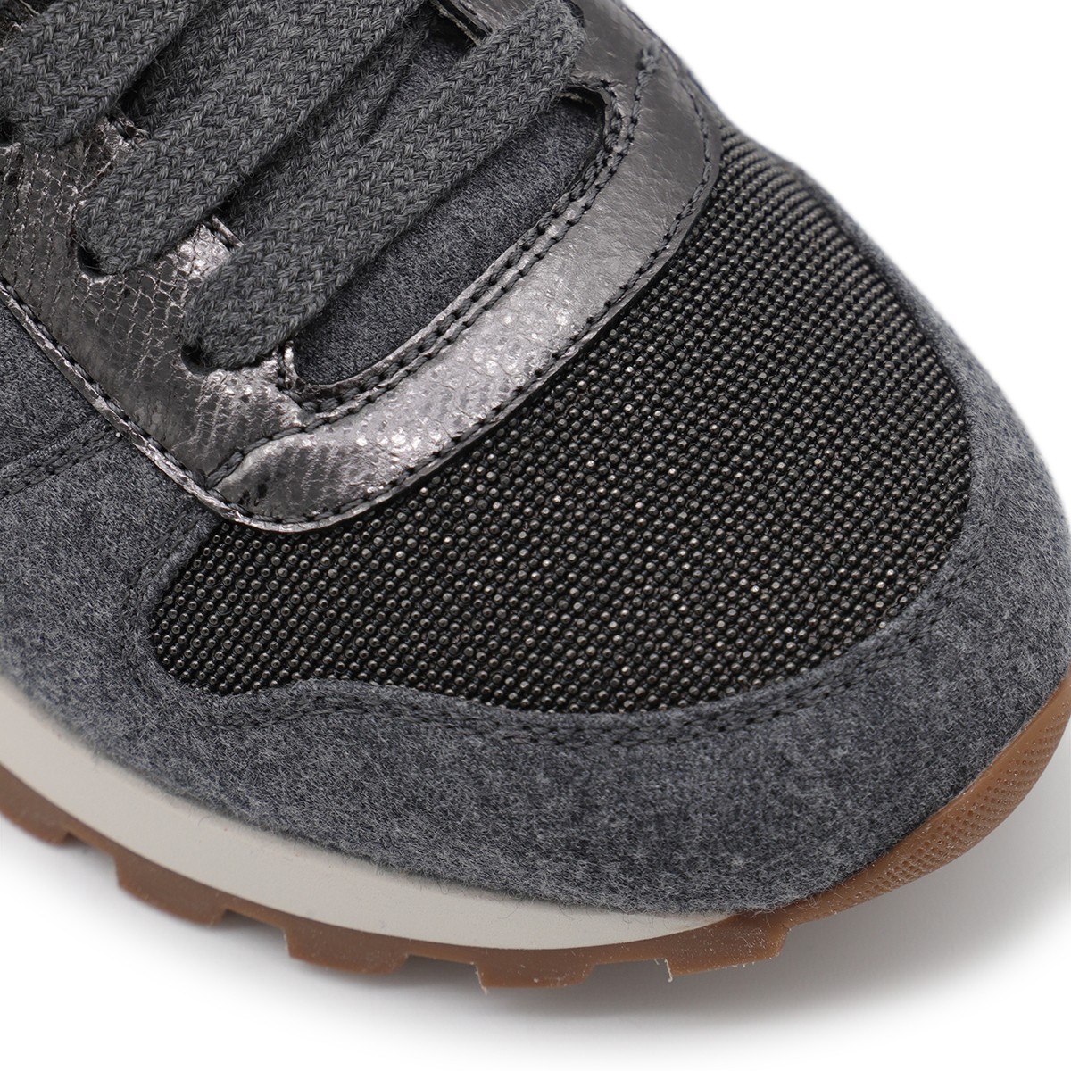 DARK GREY LEATHER SNEAKERS DARK GREY LEATHER SNEAKERS