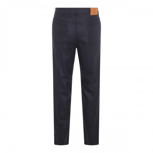 NAVY COTTON PANTS 
