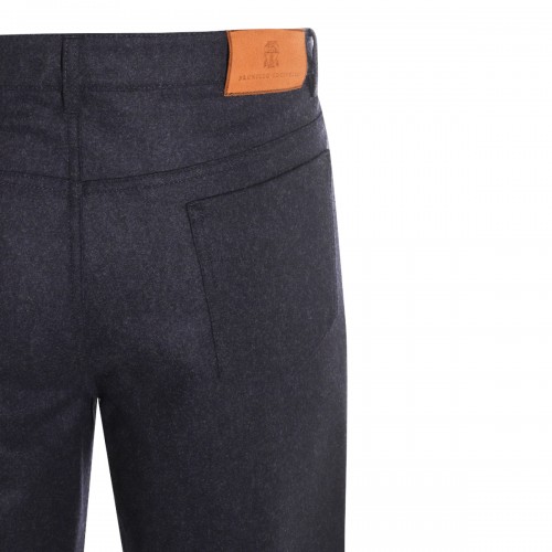 NAVY COTTON PANTS 