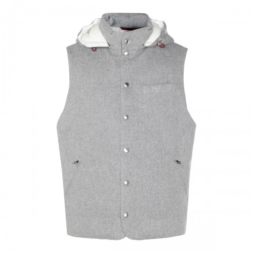 GREY COTTON DOWN JACKET