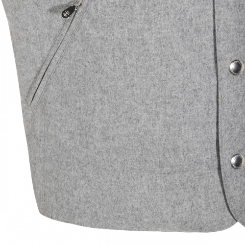 GREY COTTON DOWN JACKET
