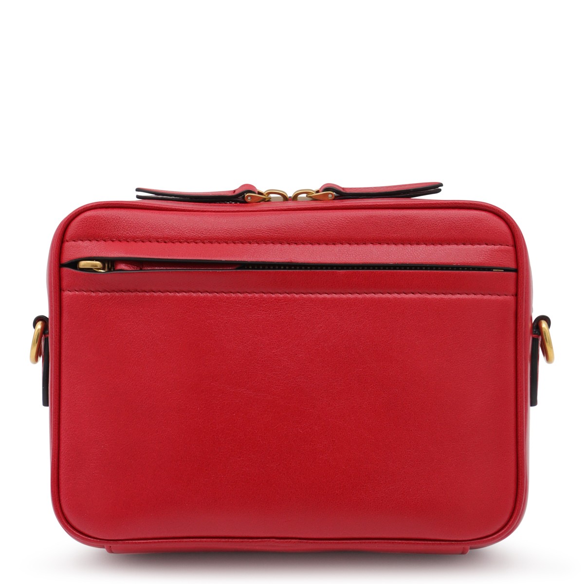 RED AND BLACK LEATHER CROSSBODY BAG RED AND BLACK LEATHER CROSSBODY BAG