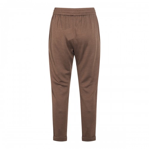 BROWN COTTON PANTS