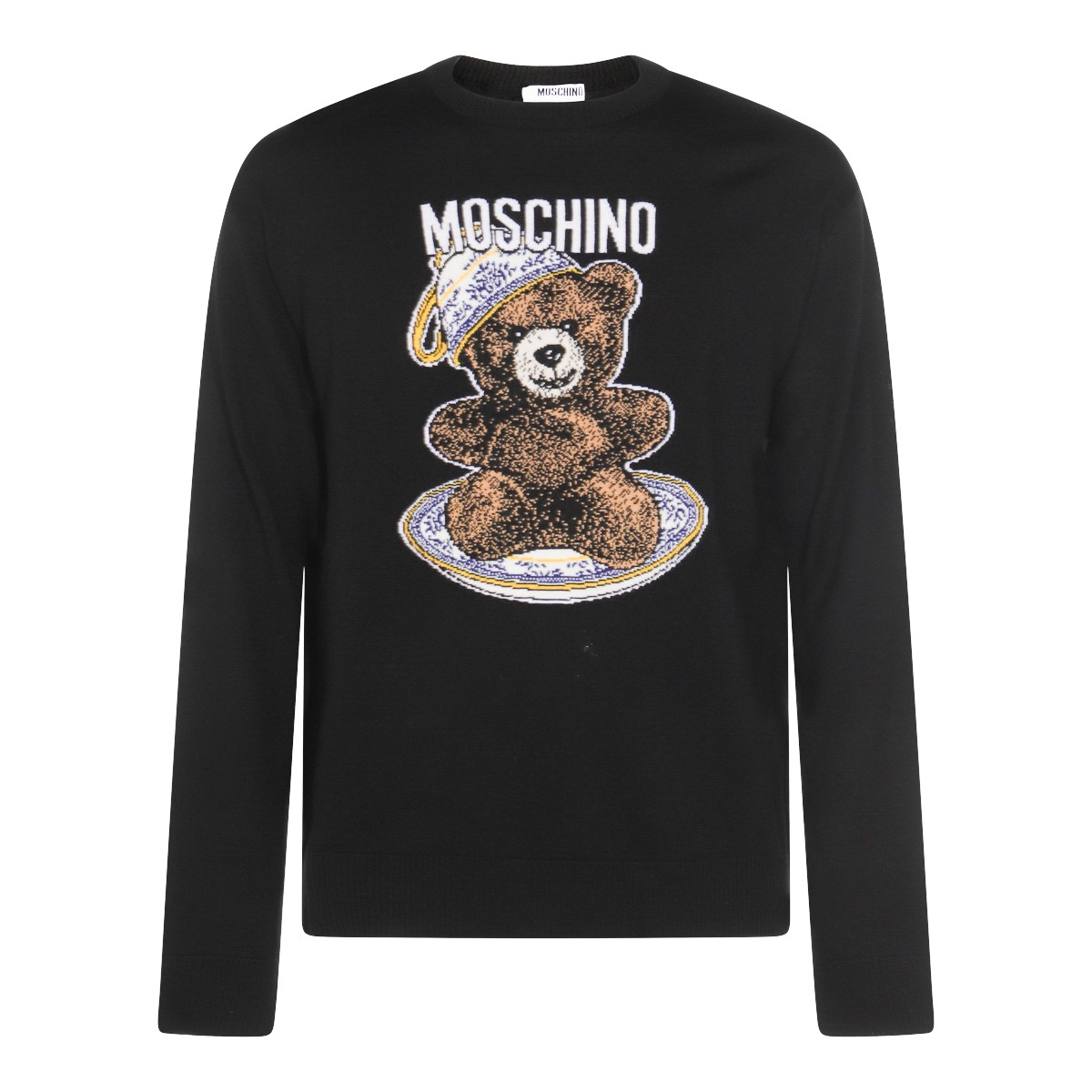 BLACK WOOL KNITWEAR