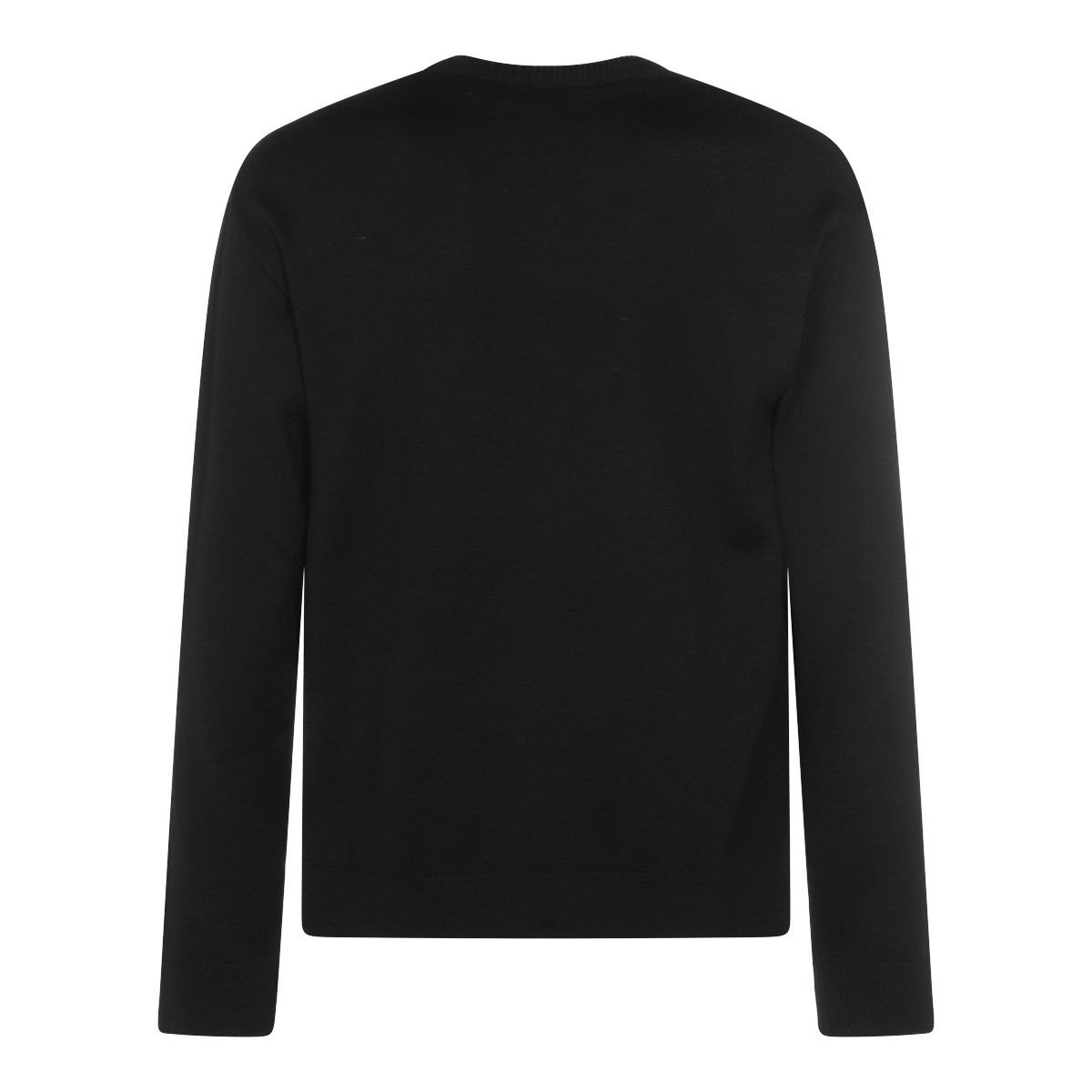BLACK WOOL KNITWEAR