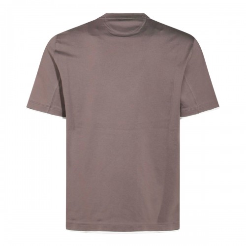 BROWN COTTON T-SHIRT