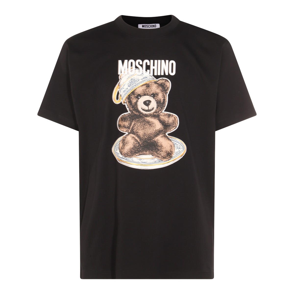 BLACK COTTON T-SHIRT
