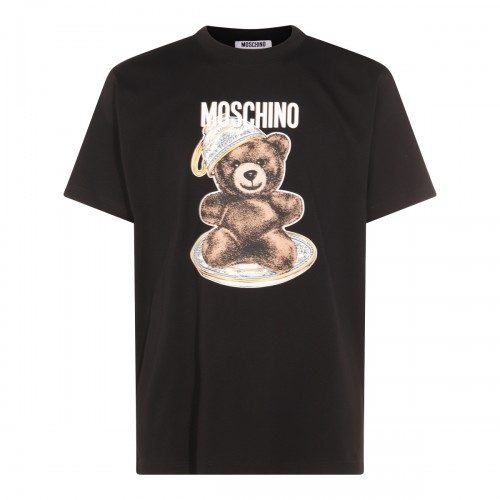 BLACK COTTON T-SHIRT