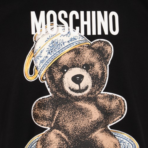 BLACK COTTON T-SHIRT